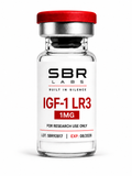 IGF-1 LR3 1mg long-arginine research peptide vial by SBR Labs