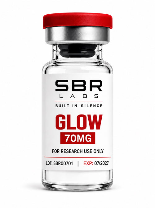 SBR Labs GLOW 70mg research vial